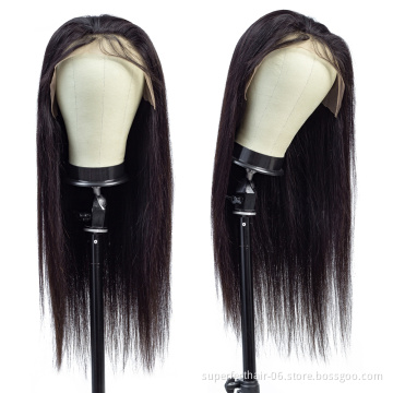 New Arrival Wholesaler Price Virgin Hair 13*6 Lace Front Brazilian Remy Human Hair Lace Wig